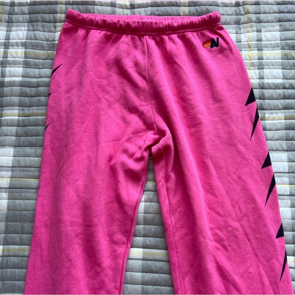 Aviator Nation Pink Ankle Pants